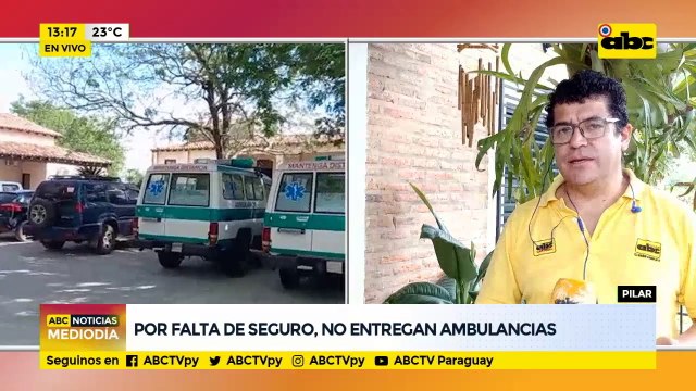 Por falta de seguro, no entregan ambulancias