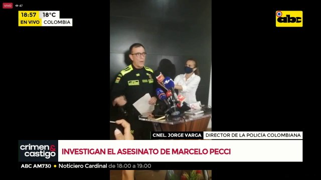 Colombia ofrece millonaria recompensa por información sobre asesinos de Marcelo Pecci