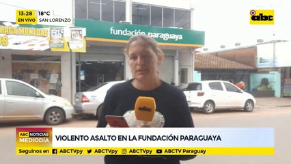 Violento asalto en la fundación paraguaya