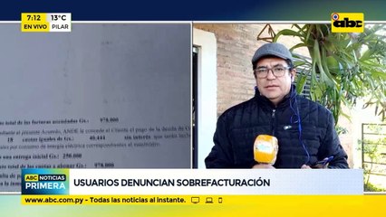ANDE: usuarios denuncian sobrefacturación