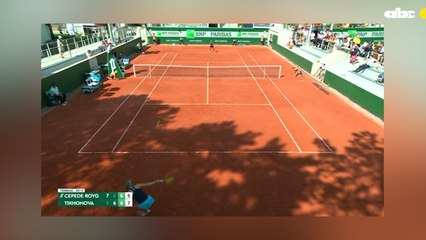 Verónica Cepede remontó y avanzó a la segunda ronda de la Qualy