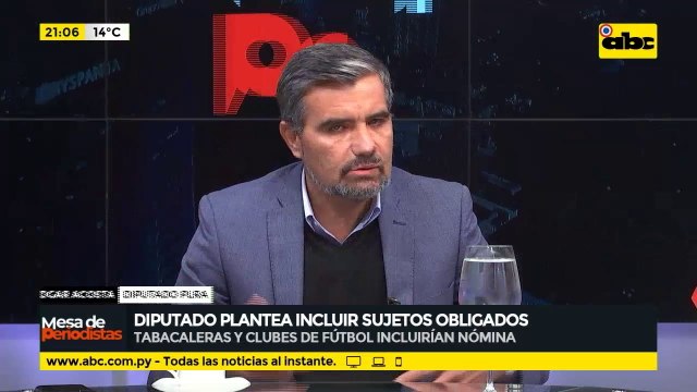 Diputado plantea incluir sujetos obligados