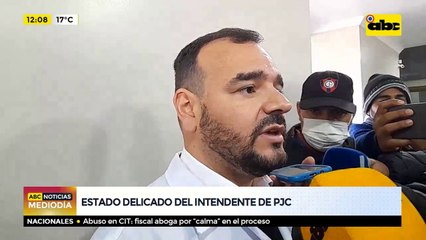 Estado delicado del intendente en PJC