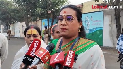 हाय व्होल्टेज लढत तिथेच तृतीयपंथी उमेदवार आणि पोलिसांत वादावादी