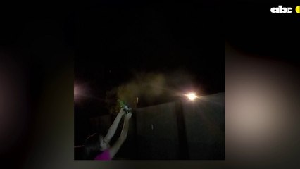 Peligrosa farra con disparos al aire termina con una detenida en San Alberto