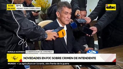 Gobernador de Amambay sobre atentado: "no tengo confianza en investigadores"
