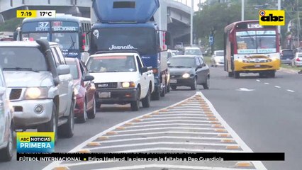 Tráfico pesado en zona del viaducto botánico