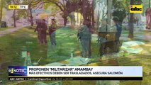 Presidente del Congreso propone “militarizar” departamento de Amambay