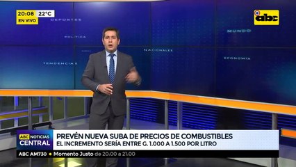 Prevén nueva suba de precios de combustibles: El incremento sería entre g. 1.000 a 1.500 por litro