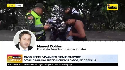Caso Pecci: "avances significativos"