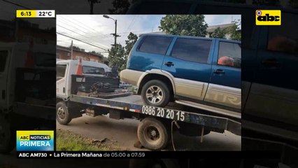 Roban camioneta en Fernando de la Mora