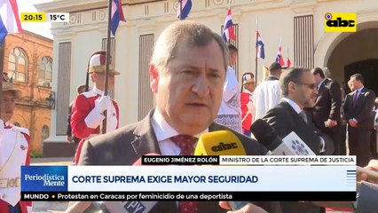Corte Suprema exige mayor seguridad