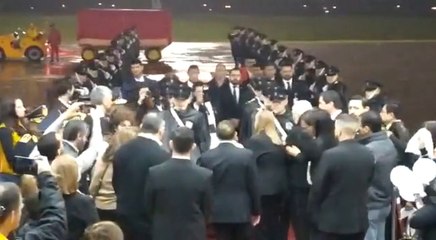 Así fue el recibimiento de los restos del fiscal Marcelo Pecci a su arribo a Paraguay