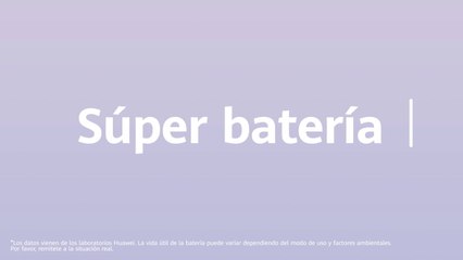 El HUAWEI Y70 solo necesita cargarse dos veces por semana