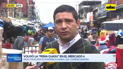 Volvió la “Feria Guasu” en el mercado 4: Reactivación económica para los comerciantes