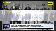 Quiñónez agradece a fiscalía colombiana por detenciones y señaló que fueron fruto de la cooperación