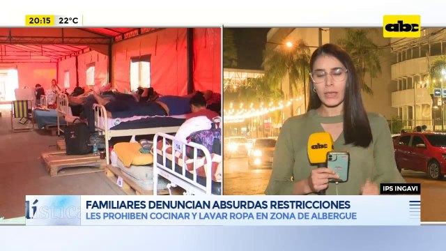 Hospital Ingavi del IPS: Familiares de pacientes denuncian absurdas restricciones en albergue