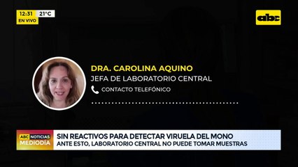 Salud: sin reactivos para detectar viruela del mono