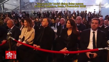 Paus Leo XIV hadiri dialog lintas agama di Beirut, Lebanon, Senin, 1 Desember 2025