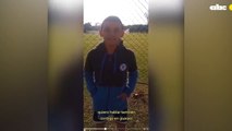 Ramón Sosa sorprendió a un pequeño fan de Gimnasia