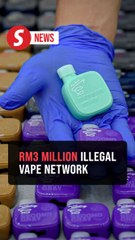 Police cripple RM3 million drug-laced vape operation