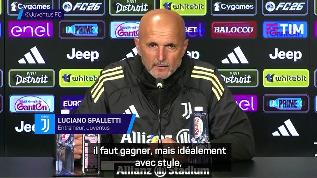 Spalletti : Gagner, oui, mais avec style