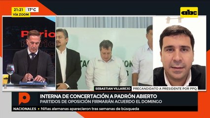 Patria Querida celebra adhesión del PLRA a la concertación: Partidos firmarán acuerdo el domingo