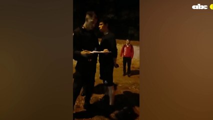 Hijo del Diputado Walter Harmns insultó a agentes policiales y al otro involucrado en accidente