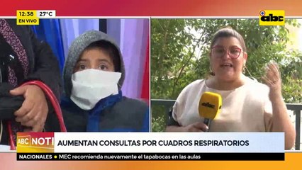 Aumentan consultas por cuadros respiratorios