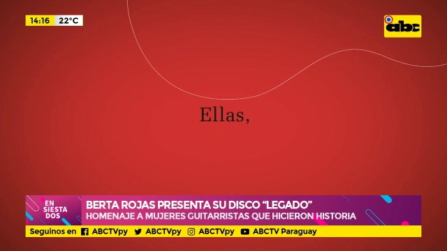 Berta Rojas presenta su disco “Legado”: Un homenaje a dos mujeres guitarristas que hicieron historia