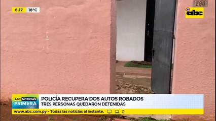 Policía pudo recuperar dos autos robados
