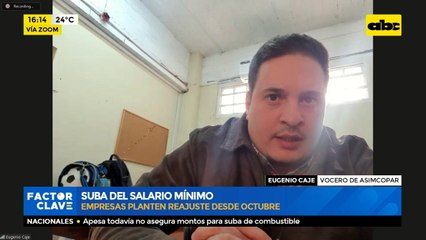 Suba del salario mínimo: Empresas planten reajuste desde octubre
