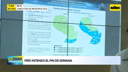 Pronostican ingreso de frente frío y días con temperaturas “muy bajas”