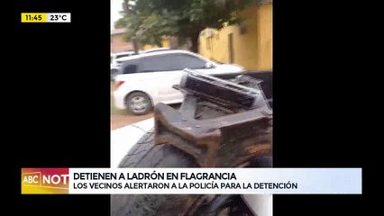 Mariano Roque Alonso: Detienen a presunto ladrón en flagrancia