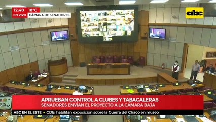 Senado incluye a tabacaleras y clubes en control antilavado, otra vez