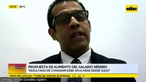 Propuesta de aumento del salario mínimo