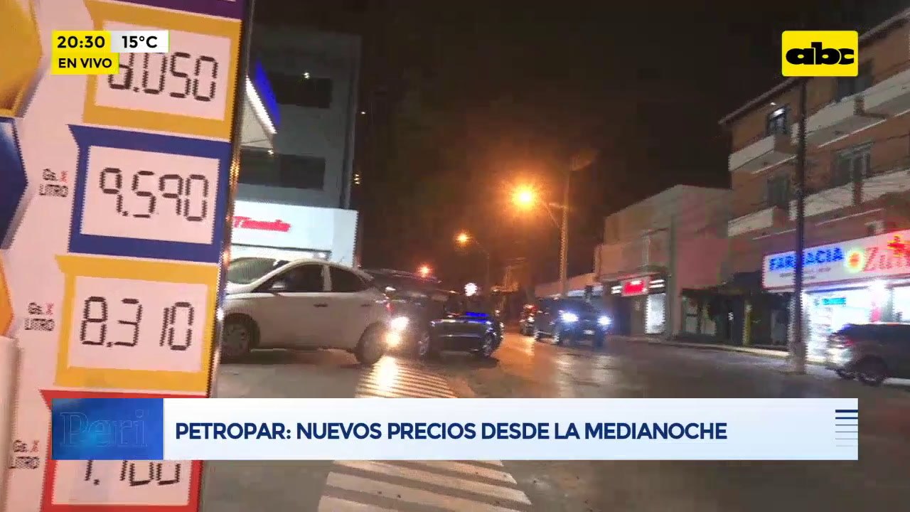 Petropar: nuevos precios desde la medianoche