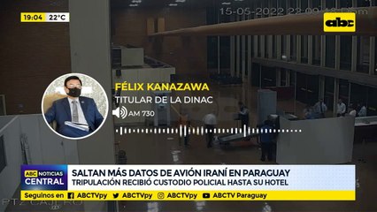 Saltan más datos de avión iraní en Paraguay