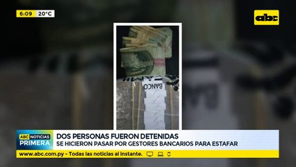 Dos personas fueron detenidas