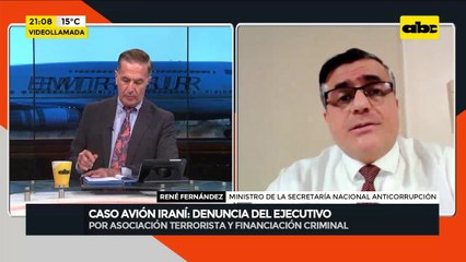 Caso avión Iraní: Denuncia del Ejecutivo