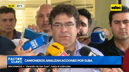 Camioneros levantan movilizaciones