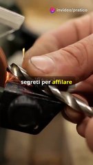 Come Affilare le Punte da Trapano  #officinameccanica #ferro #fabbro