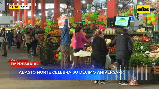 Abasto norte celebra su décimo aniversario
