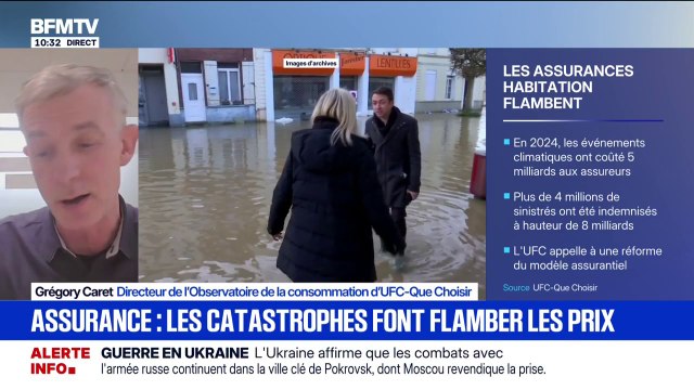 Habitation en zones à risques: Un assureur peut refuser de vous assurer , détaille Grégory Caret (UFC Que Choisir)