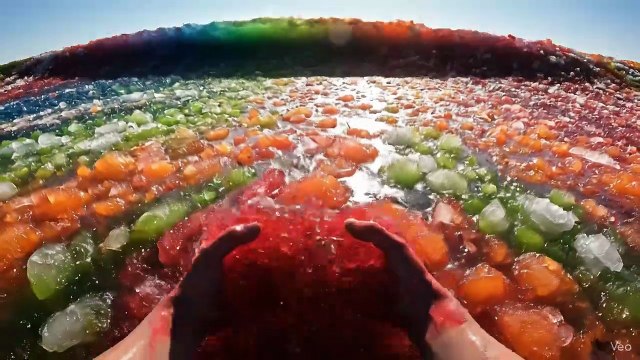 Asmr ocean full of juice slush