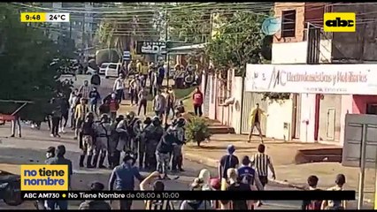 Incidentes entre barras del Sportivo Luqueño