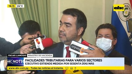 Facilidades tributarias para varios sectores