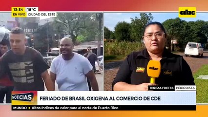 Feriado de Brasil oxigena al comercio de CDE