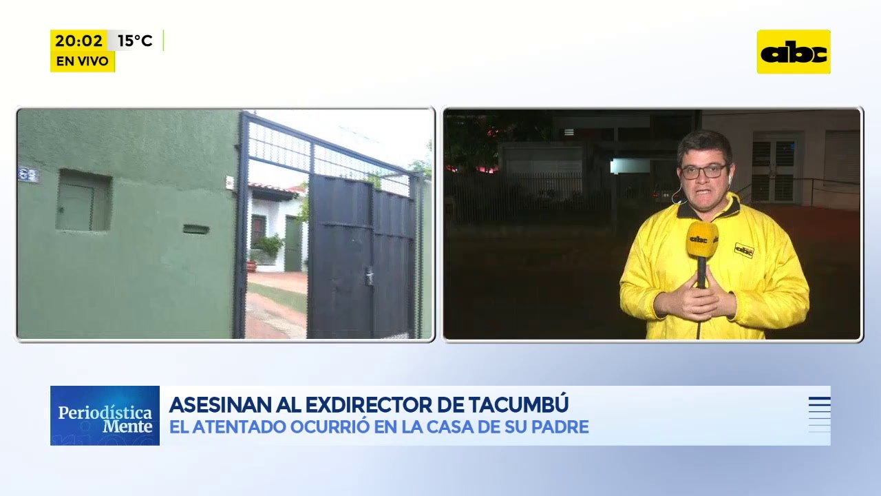 Asesinan al exdirector de Tacumbú