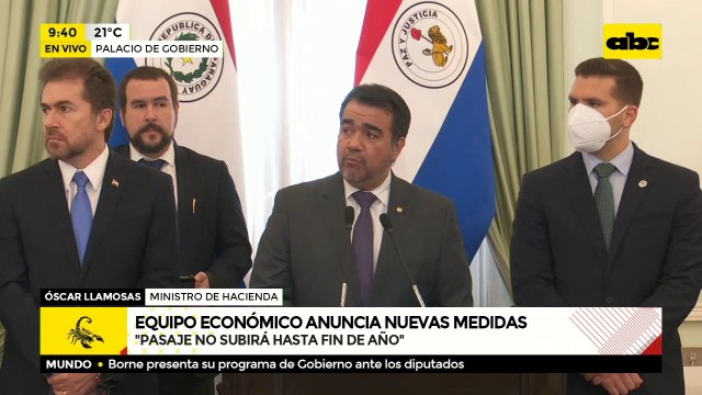 Equipo económico anuncia nuevas medidas